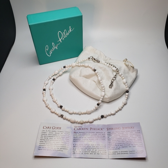 Carolyn Pollack Sterling Gardenia 32" Necklace  - Picture 4 of 14